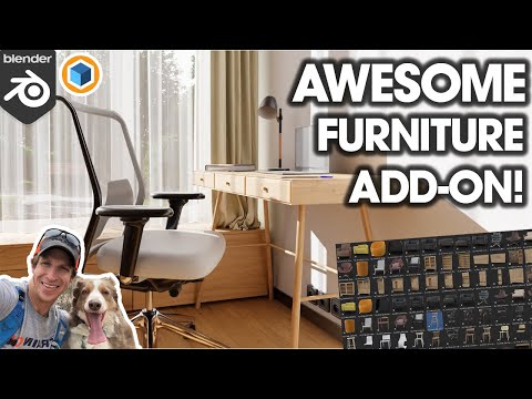 REALISTIC Furniture and Interiors for Blender!