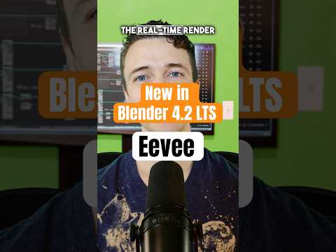 New in Blender 4.2 LTS: Eevee Next Generation 💪 #b3d #blender #blender3d #eevee