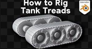 How to Create Rigged Tank Treads in Blender (Tutorial)