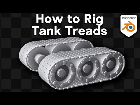 How to Create Rigged Tank Treads in Blender (Tutorial)