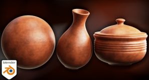 Procedural Clay Pot Material (Blender Tutorial)