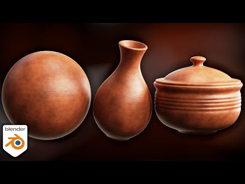 Procedural Clay Pot Material (Blender Tutorial)