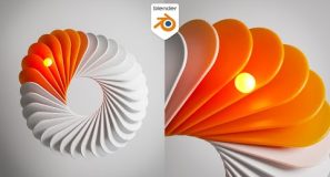 Make A Modern Abstract Loop w/ Proximity in Blender (Tutorial)