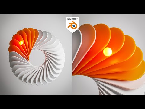 Make A Modern Abstract Loop w/ Proximity in Blender (Tutorial)