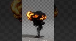 Blender 3D EXPLOSION 16 vs 512 Resolution!