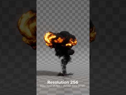 Blender 3D EXPLOSION 16 vs 512 Resolution!