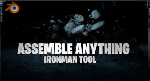 Making IronMan 3 like assemble tool in blender