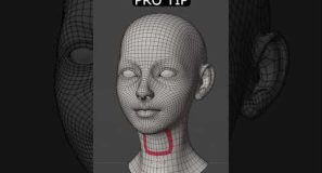 Pro Tip For Better Topology #blender #3d #cgi #animation