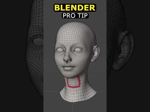 Pro Tip For Better Topology #blender #3d #cgi #animation