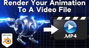 How to Render Your 3d Animation to a Video File (Blender Tutorial)