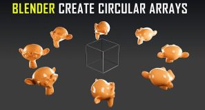 Blender Circular Arrays For Beginners (Tutorial)