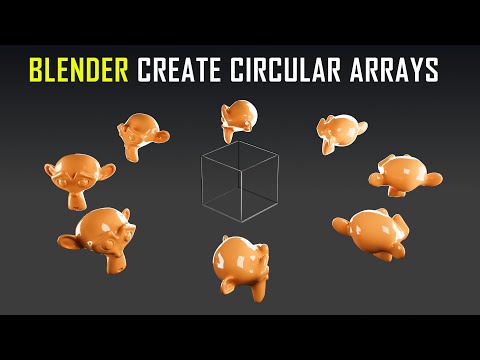 Blender Circular Arrays For Beginners (Tutorial)