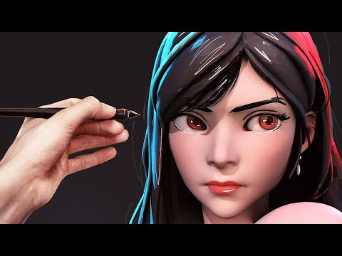 Digital Sculpting is AMAZING! Modeling Tifa Lockhart in Blender – Final Fantasy 7