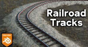 Creating Customizable Railroad Tracks in Blender (Tutorial)