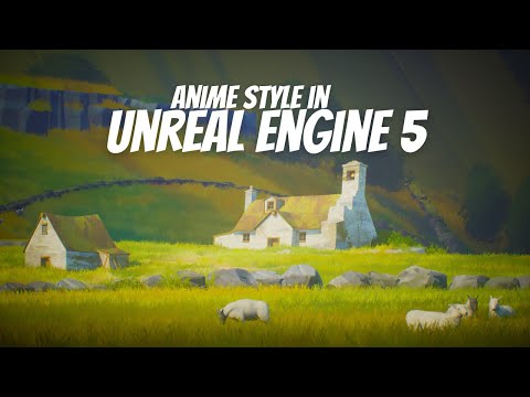 How I Built this Anime-Style Environment in Unreal Engine