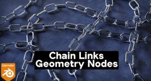 Customizable Chain Links 🔗 Geometry Nodes (Blender Tutorial)