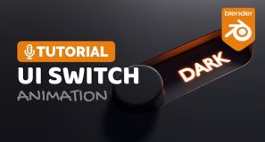 Blender 3D UI Switch Animation Tutorial | Polygon Runway