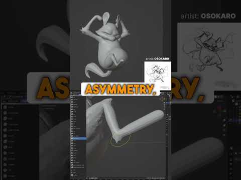 Sculpting mini workflow from our trainer Kent Trammell 🦝 #b3d #blendertutorial #blender