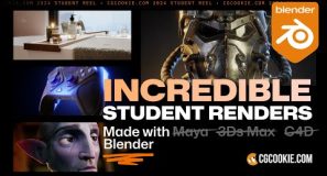 Stunning 3D Renders Made with Blender | Student Reel 2024