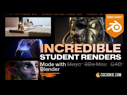 Stunning 3D Renders Made with Blender | Student Reel 2024