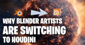 Why blender artists love Houdini