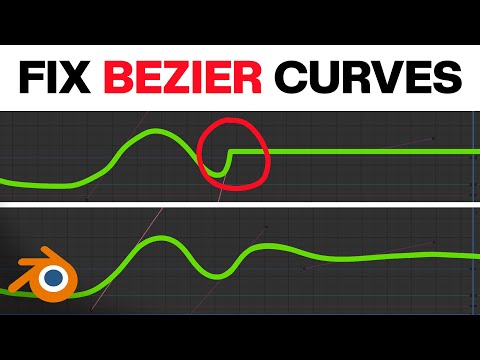 How To Fix Your Bezier Curves in Blender