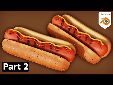 Part 2: Stylized Hot Dogs 🌭 (Blender Tutorial)