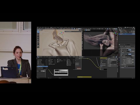 Mesh Hair with Geometry Nodes and Hair Curves — Blender Conference 2024