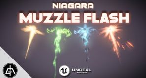 Unreal Engine 5 – Muzzle Flash VFX – Niagara Tutorial