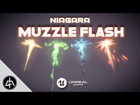 Unreal Engine 5 – Muzzle Flash VFX – Niagara Tutorial