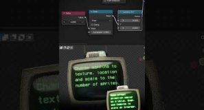 Typing on Screen Shader in Blender #b3d