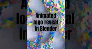 Logo animation tutorial (see “related video”) ✨ #b3d #blendertutorial #blender