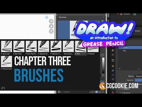 Grease Pencil Brushes in Blender – DRAW Chapter Three