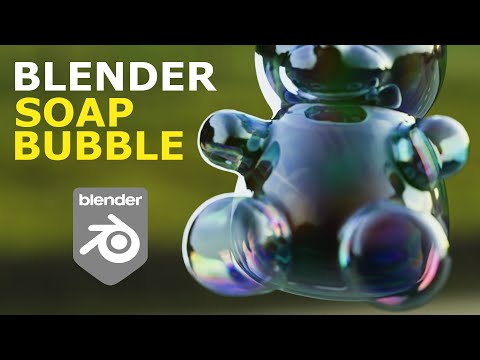 Blender: Realistic Soap Bubble Shader | Tutorial