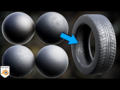 Procedural Rubber Materials – Part 1 (Blender Tutorial)