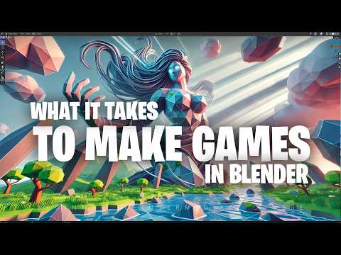 What it takes to Make A video Game in Blender