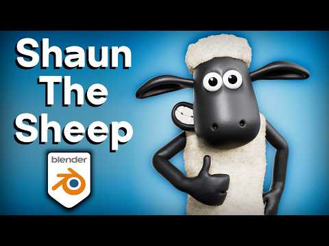 Shaun the Sheep 🐑 (Blender Sculpting Process)