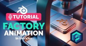 Blender Factory Loop Animation Tutorial | Polygon Runway