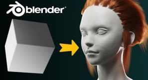 Blender Head Sculpt Tutorial | + Kamvas 22 Plus Review