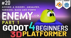 Godot 4 3D Platformer Lesson #20: Adding an Enemy! (Part 1)