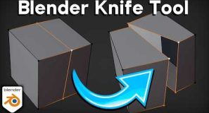 How to Use the Knife Tool in Blender 🔪