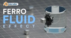 Blender Tutorial – Creating a Ferro Fluid Effect with KennyPhases