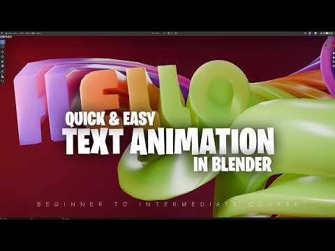 Animating Text In Blender