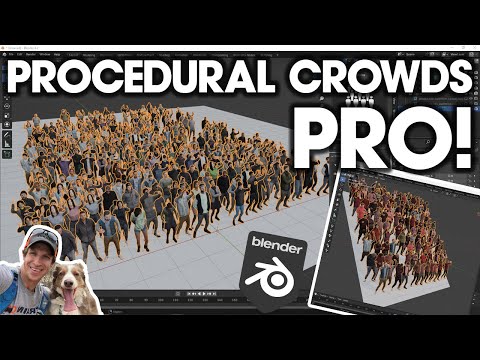 The EASIEST WAY To Create Crowds in Blender Just Got Better! (Procedural Crowds Pro)