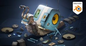 BOOST Hard-surface Modeling while Creating Stylized Robots (Blender Course Update) #b3d