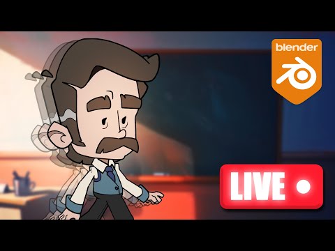 Animate with Me! | LIVE #blender #greasepencil