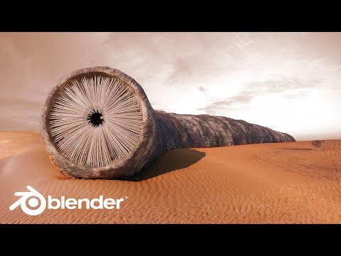 Make The Dune Sandworm | Blender Tutorial – Part 2