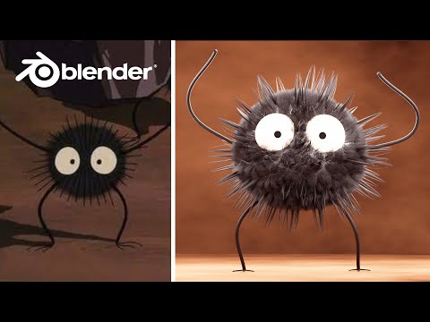 Soot Sprite Blender Tutorial Spirited Away | Part 2