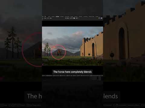 Add depth to your 3D shots in a quick and simple way #b3d #3d