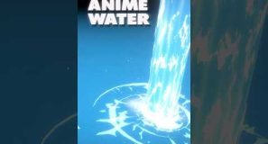 Made this Anime Water Splash in #Unity #anime #water #gamedev